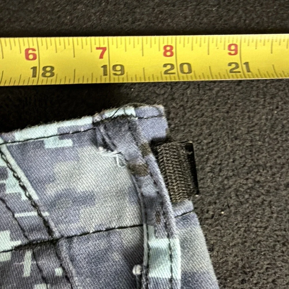Rothco BDU Combat Shorts Mens XL Digital Camo Cargo Tactical Adjustable Blue